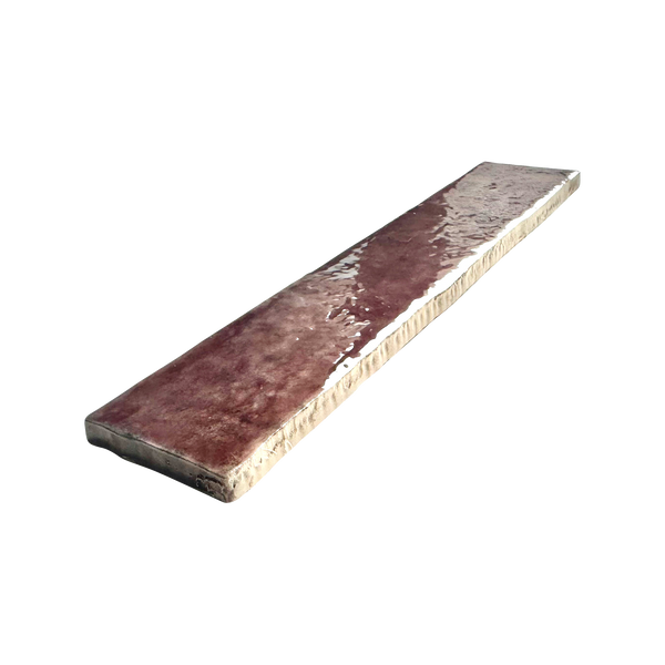 Wine Structured Gloss Tile