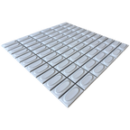 Trinket Drumlin White Embossed Gloss Mosaic
