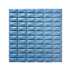 Trinket Rise Blue Embossed Matt Mosaic