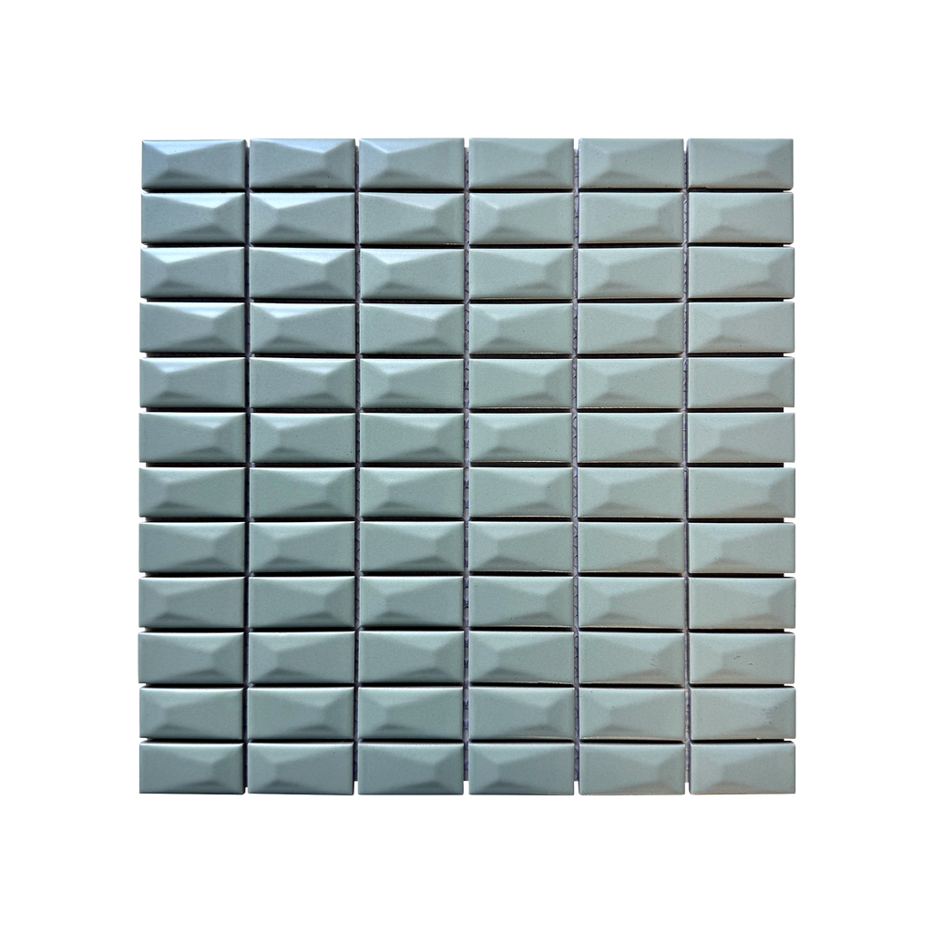 Trinket Rise Sage Embossed Matt Mosaic