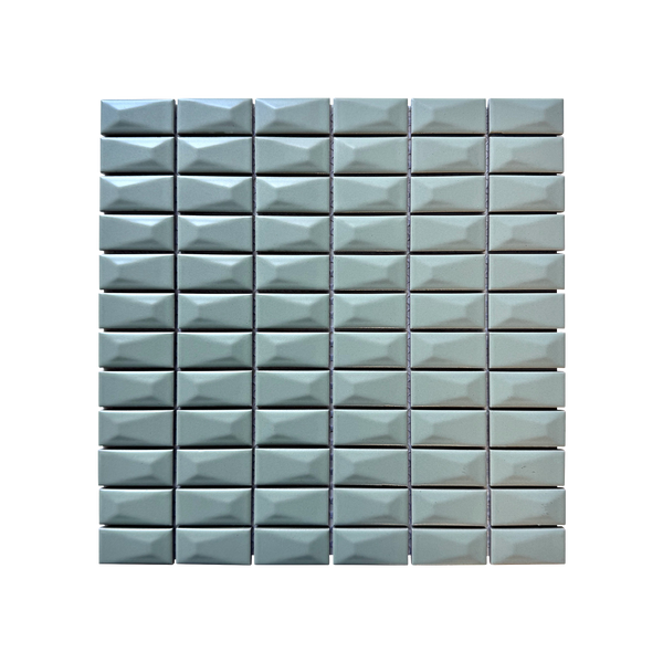 Trinket Rise Sage Embossed Matt Mosaic
