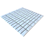 Trinket Rise White Embossed Matt Mosaic