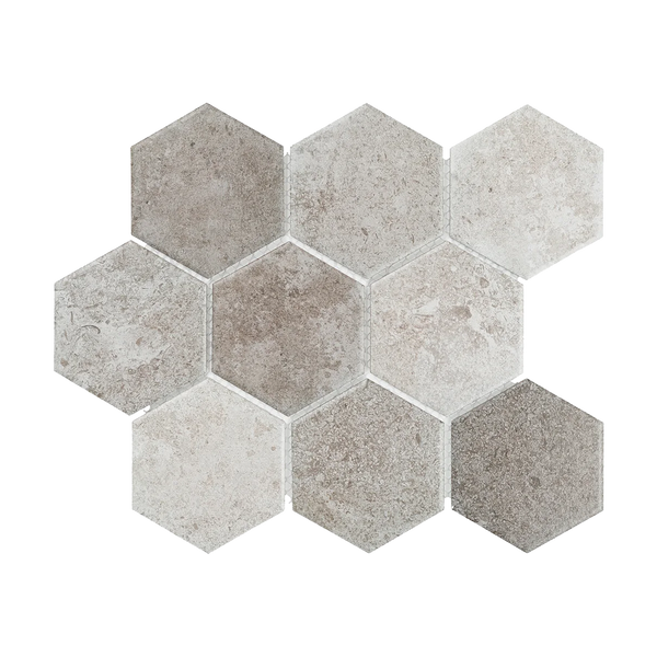 ComoStone Hexagon Stone Matt Mosaic