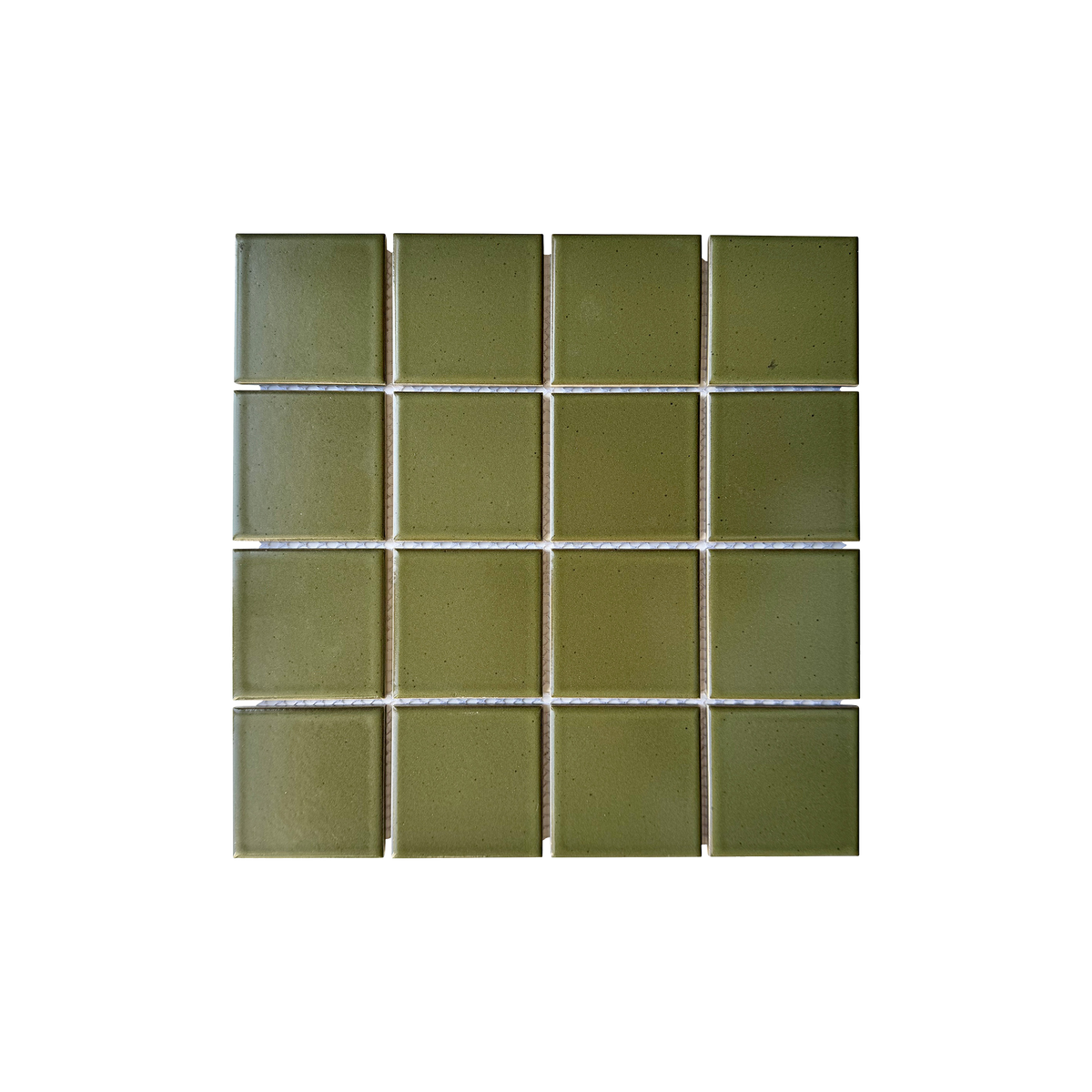 Azuma Green Square Silk Mosaic