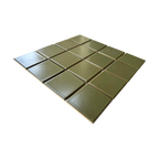 Green Square Silk Mosaic