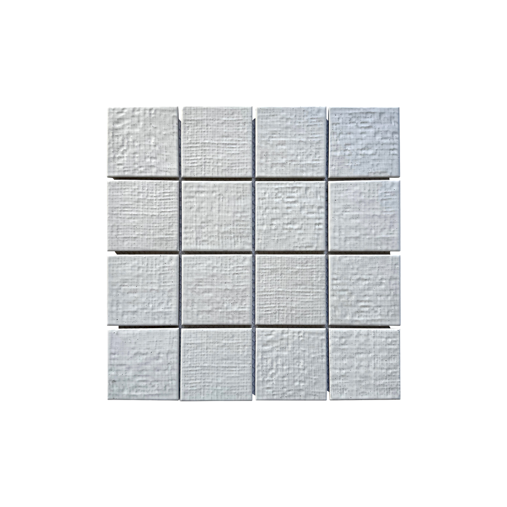 Azuma-Calico White Calico Square Matt Mosaic