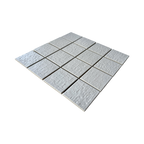 White Calico Square Matt Mosaic