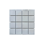 Azuma White Square Silk Mosaic