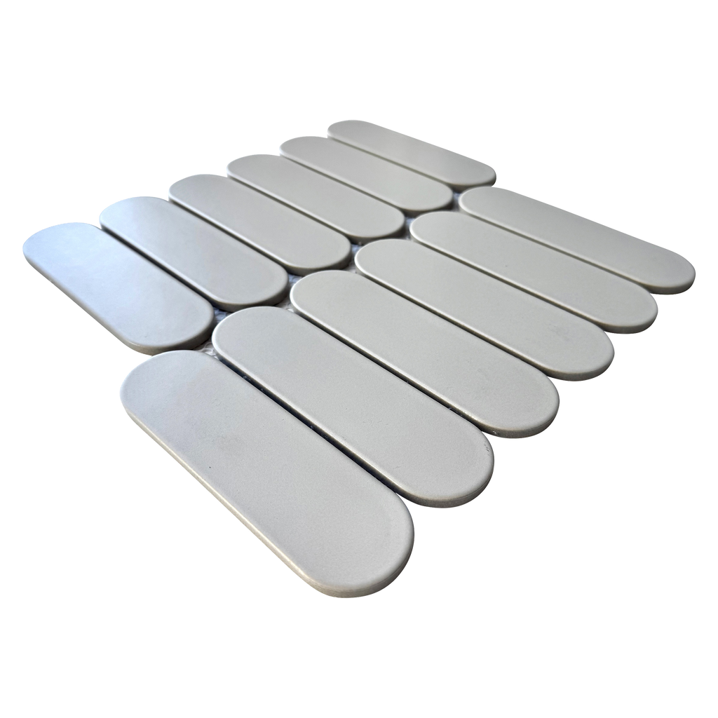 Pill Beige Matt Mosaic