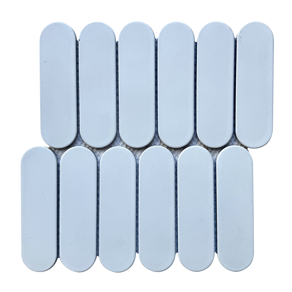 Piru Pill White Matt Mosaic