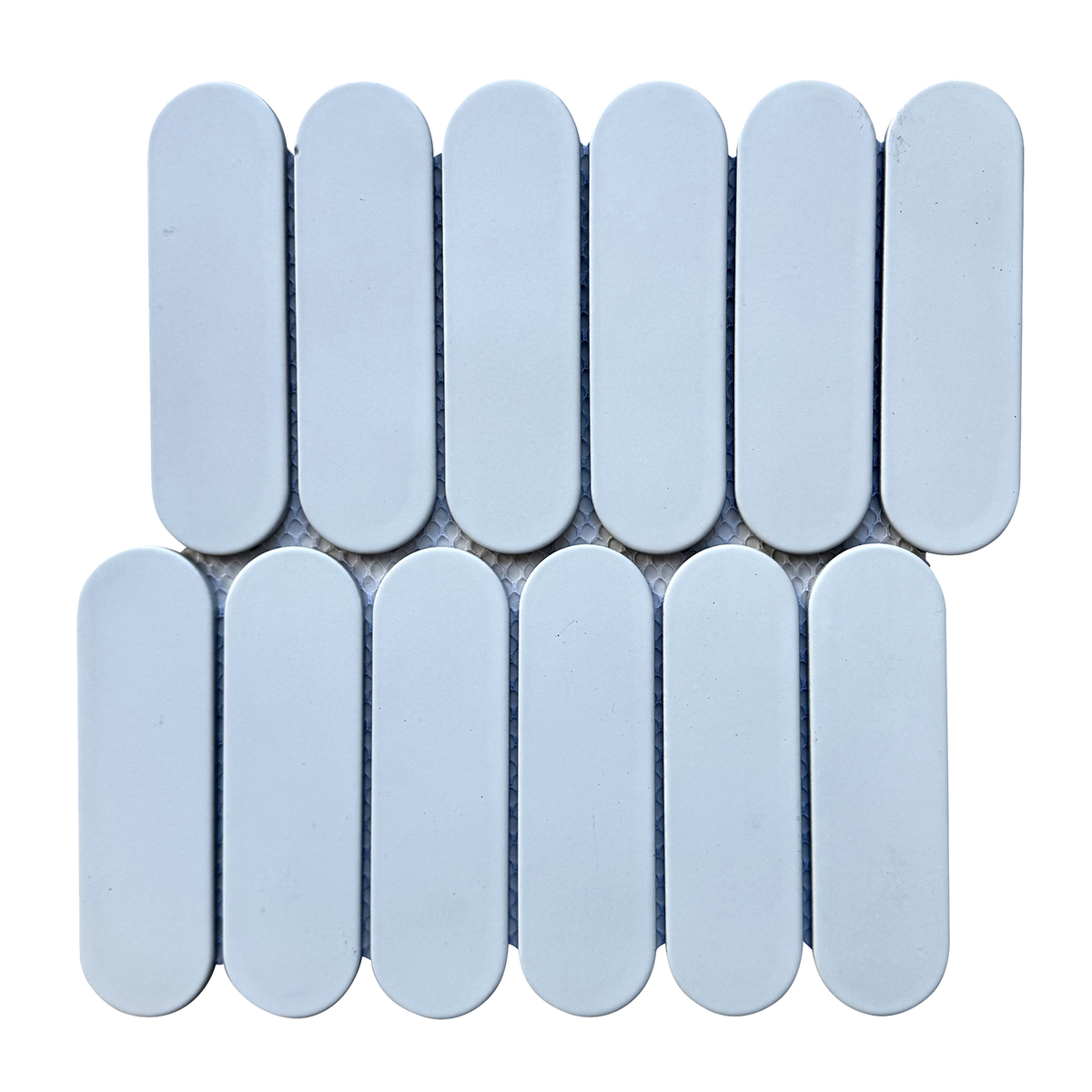 Piru Pill White Matt Mosaic