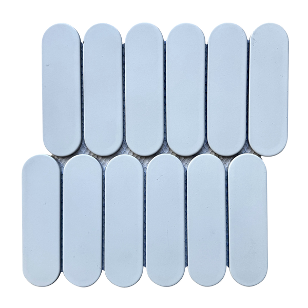 Piru Pill White Matt Mosaic