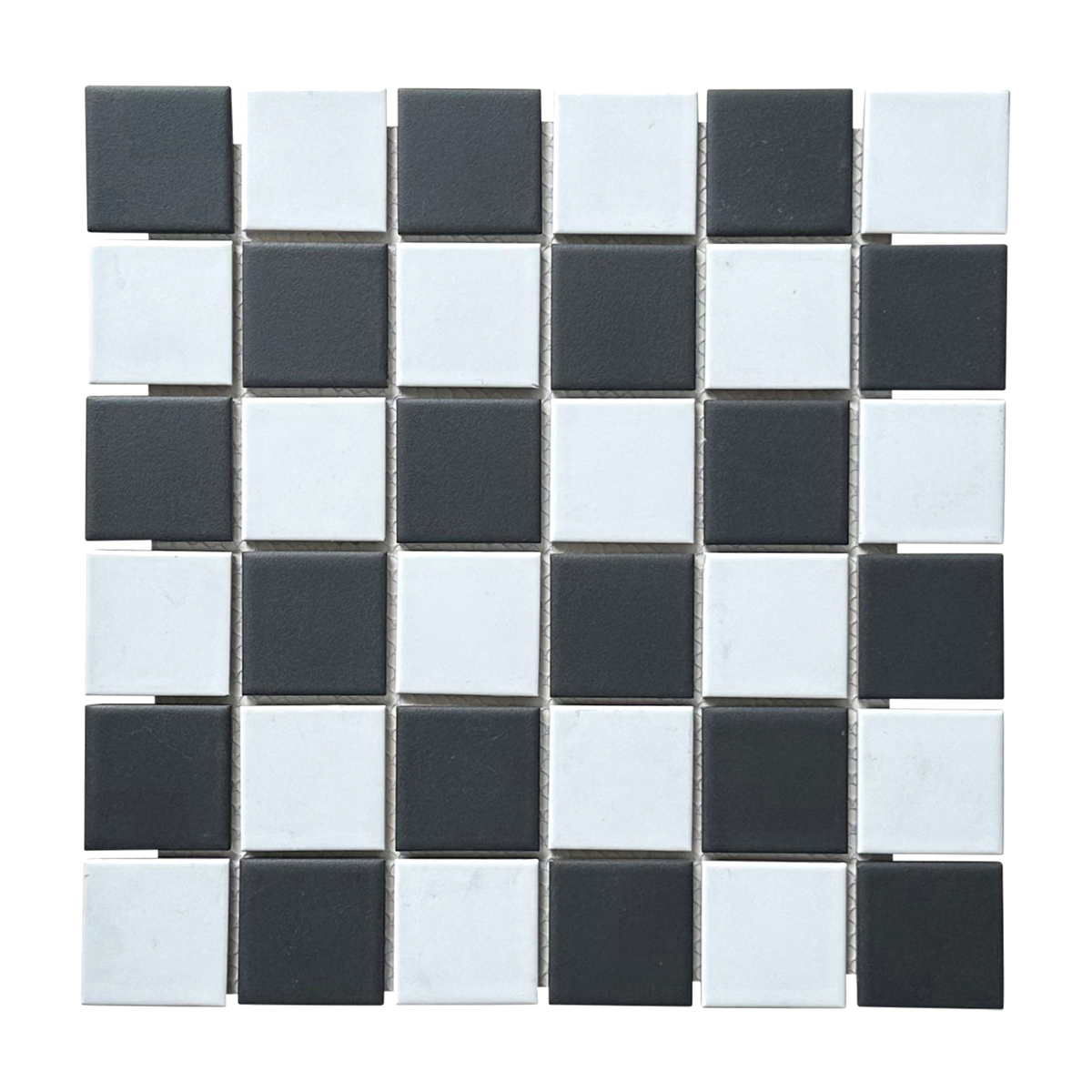 Regency-Small Square Newcastle Pattern Textured Mosaic