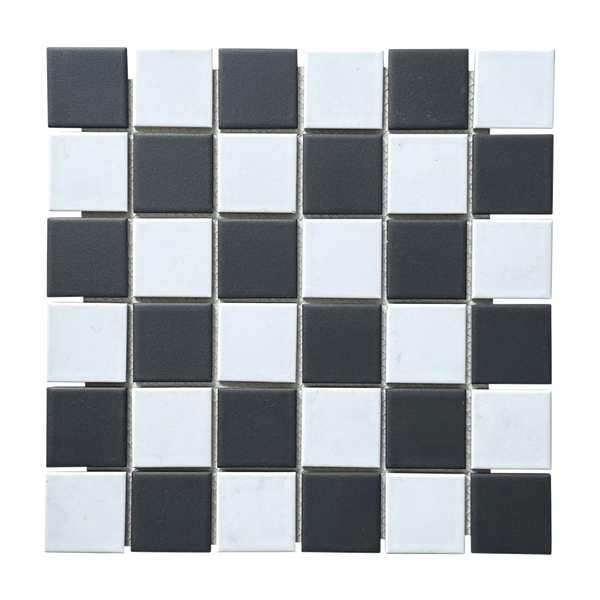 Regency-Small Square Newcastle Pattern Textured Mosaic