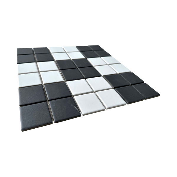 Square Newcastle Pattern Textured Mosaic