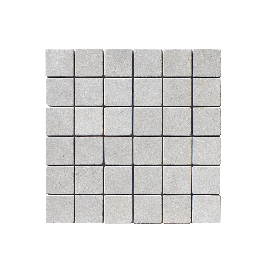 Natural Limestone French Grey Square Honed Mosaic