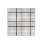 Natural Limestone French Grey Square Honed Mosaic