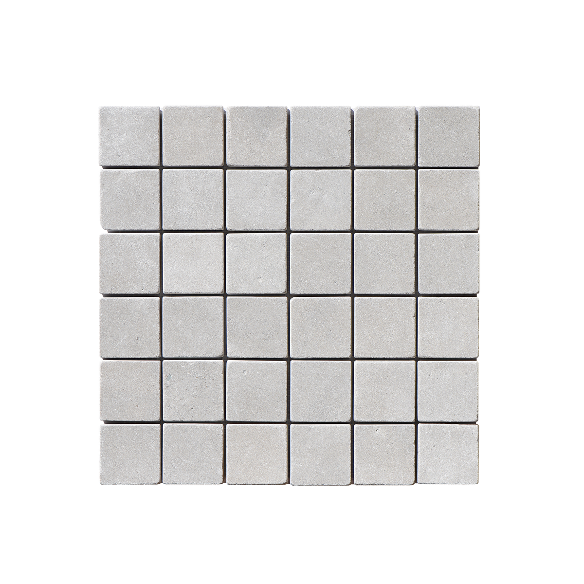 Natural Limestone French Grey Square Honed Mosaic