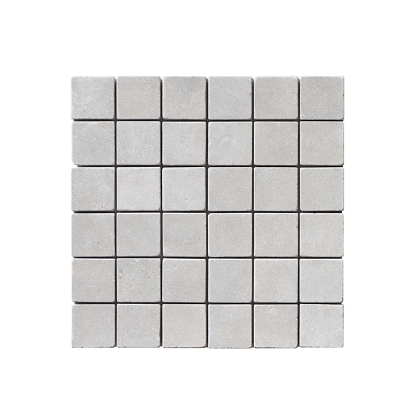 Natural Limestone French Grey Square Honed Mosaic
