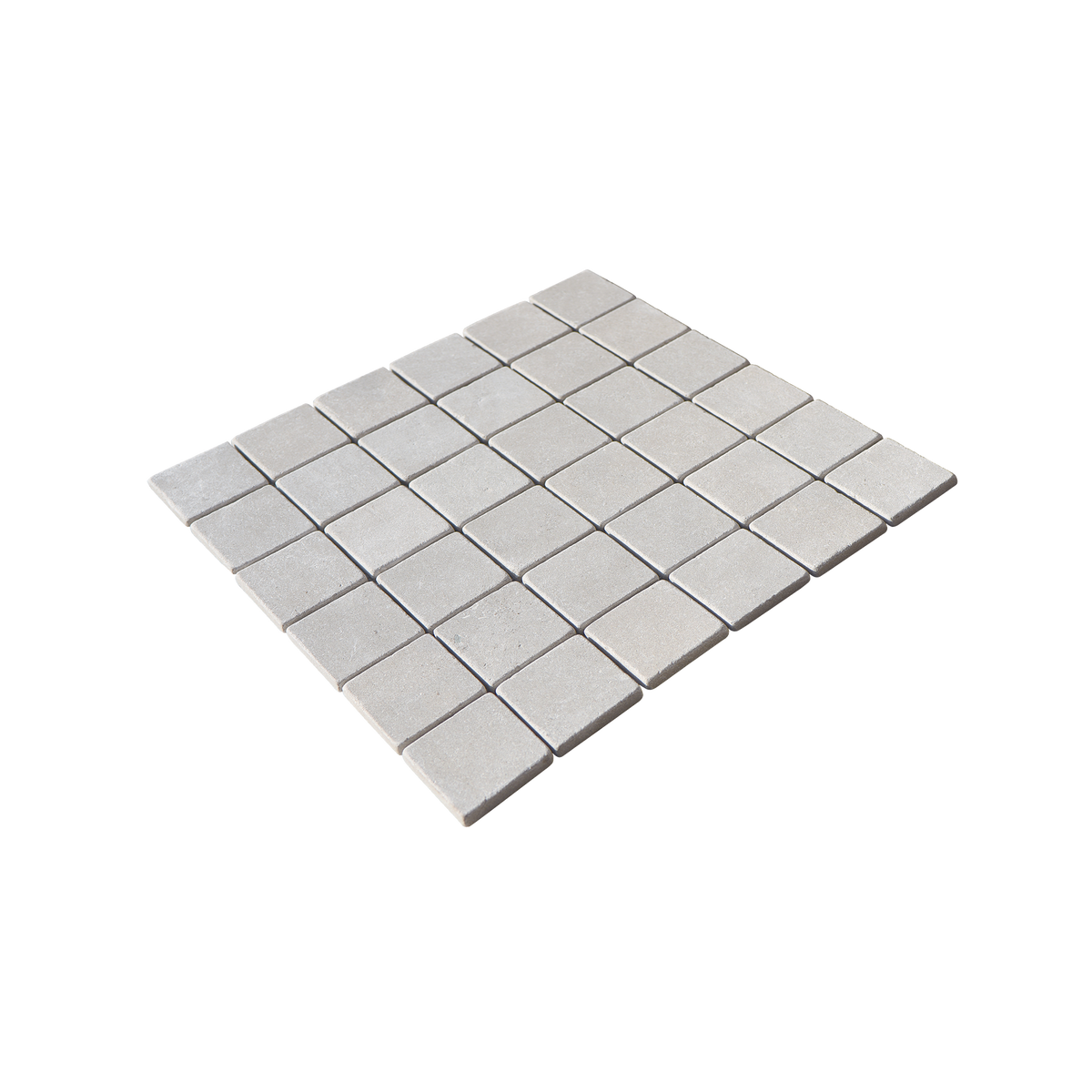 Natural Limestone French Grey Square Honed Mosaic