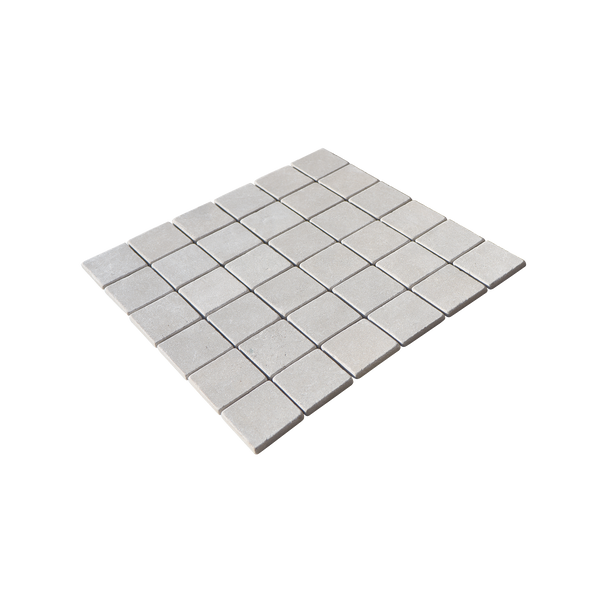 Natural Limestone French Grey Square Honed Mosaic
