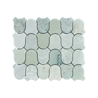 Natural Marble Clyde Orient Green Honed Mosaic
