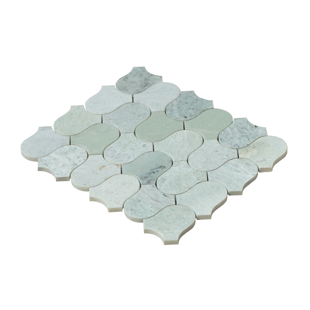 Natural Marble Clyde Orient Green Honed Mosaic