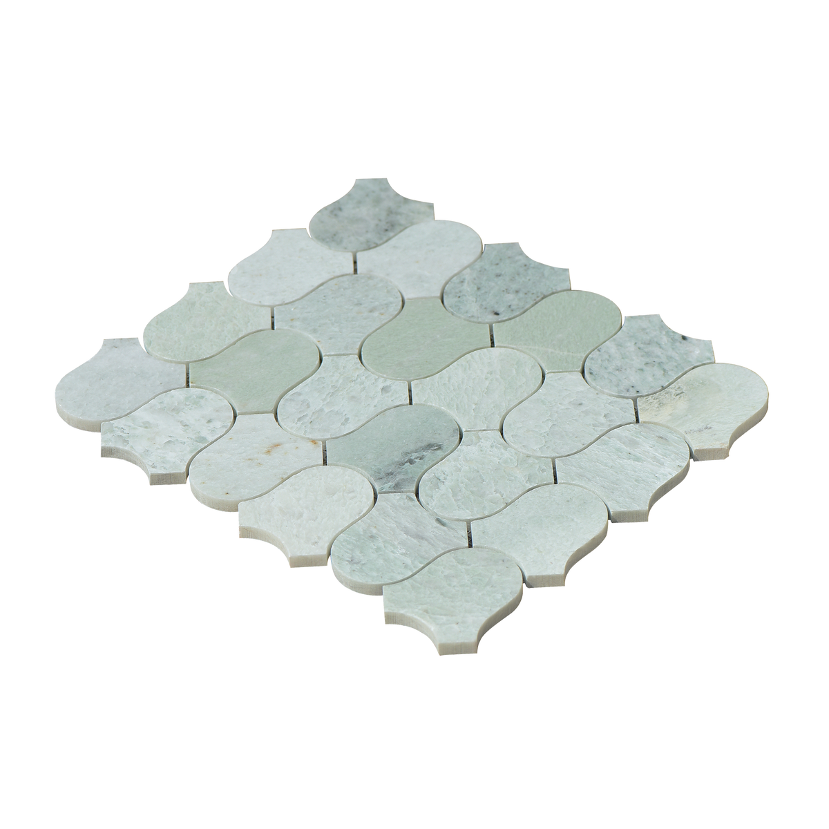 Natural Marble Clyde Orient Green Honed Mosaic
