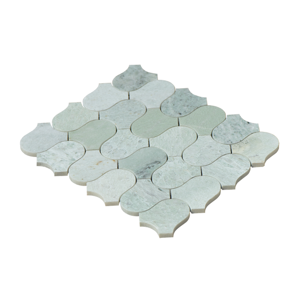 Natural Marble Clyde Orient Green Honed Mosaic