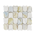 Natural Marble Clyde River Blue Honed Mosaic