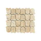 Natural Travertine Clyde Beige Honed Mosaic