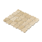 Natural Travertine Clyde Beige Honed Mosaic