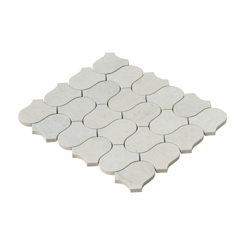 Natural Travertine Clyde Grey Honed Mosaic
