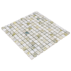 Natural Marble River Blue Honed Mosaic