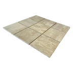 Natural Travertine Square Beige Honed Mosaic