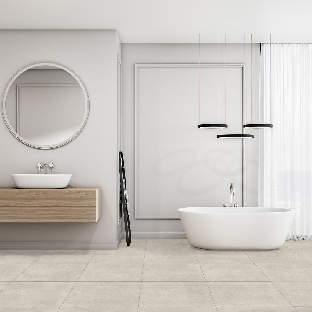 Beige Textured Tile - lifestyle view