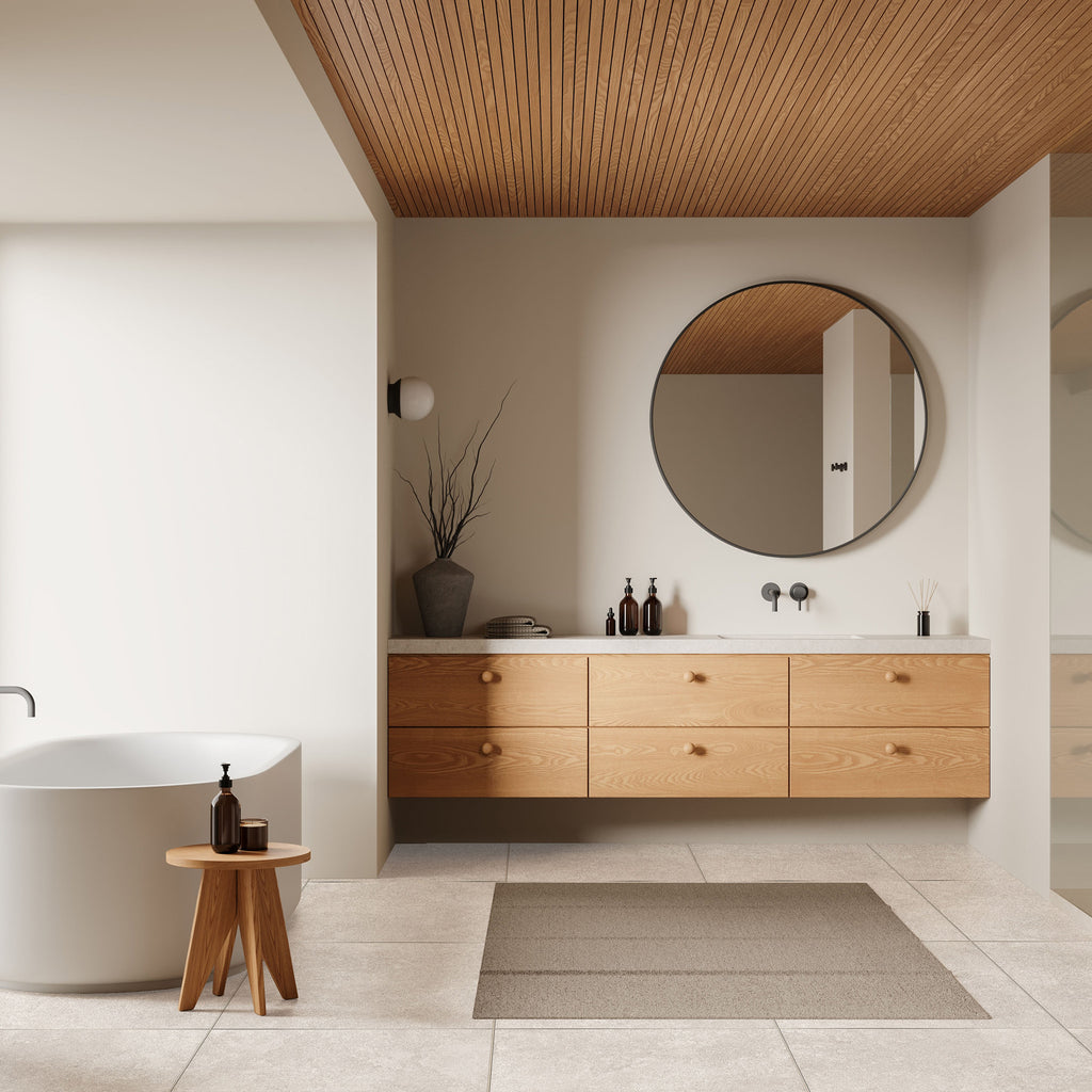 Snow Textured Tile - lifestyle view