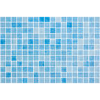 Nieve Azul Celeste Glass Structured Gloss Mosaic