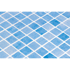 Azul Celeste Glass Structured Gloss Mosaic