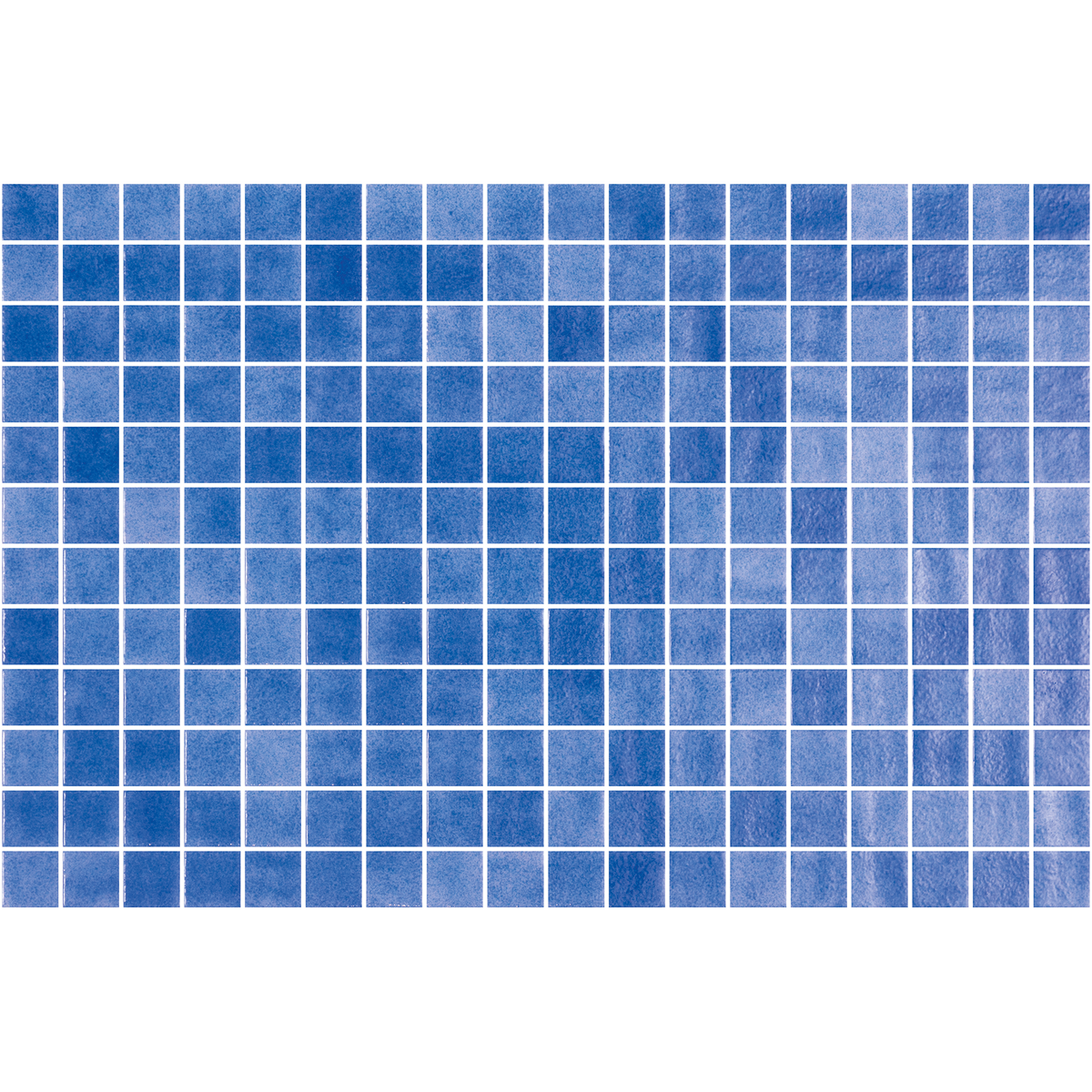 Nieve Azul Cielo Glass Structured Gloss Mosaic