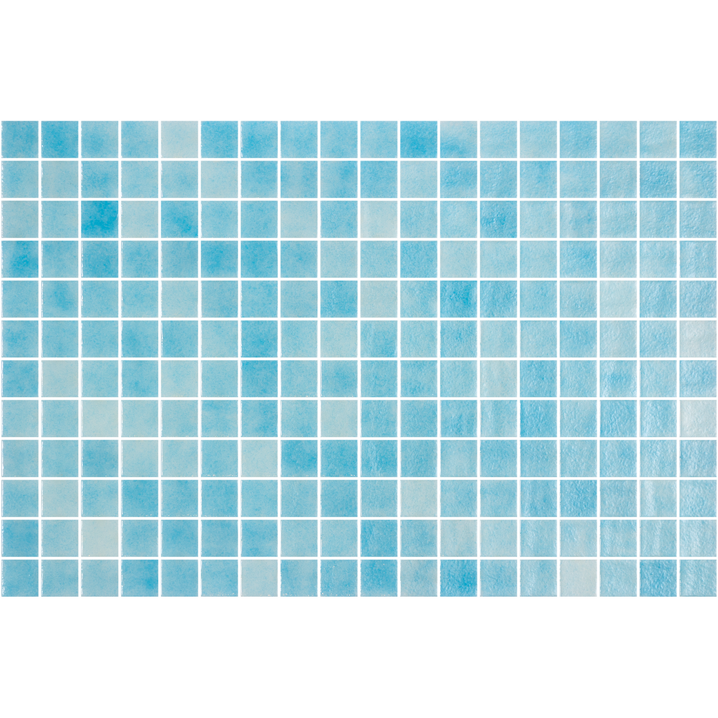 Nieve Azul Claro Glass Structured Gloss Mosaic