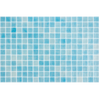 Nieve Azul Claro Glass Structured Gloss Mosaic