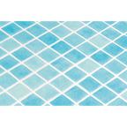 Azul Claro Glass Structured Gloss Mosaic