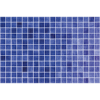 Nieve Azul Marino Glass Structured Gloss Mosaic