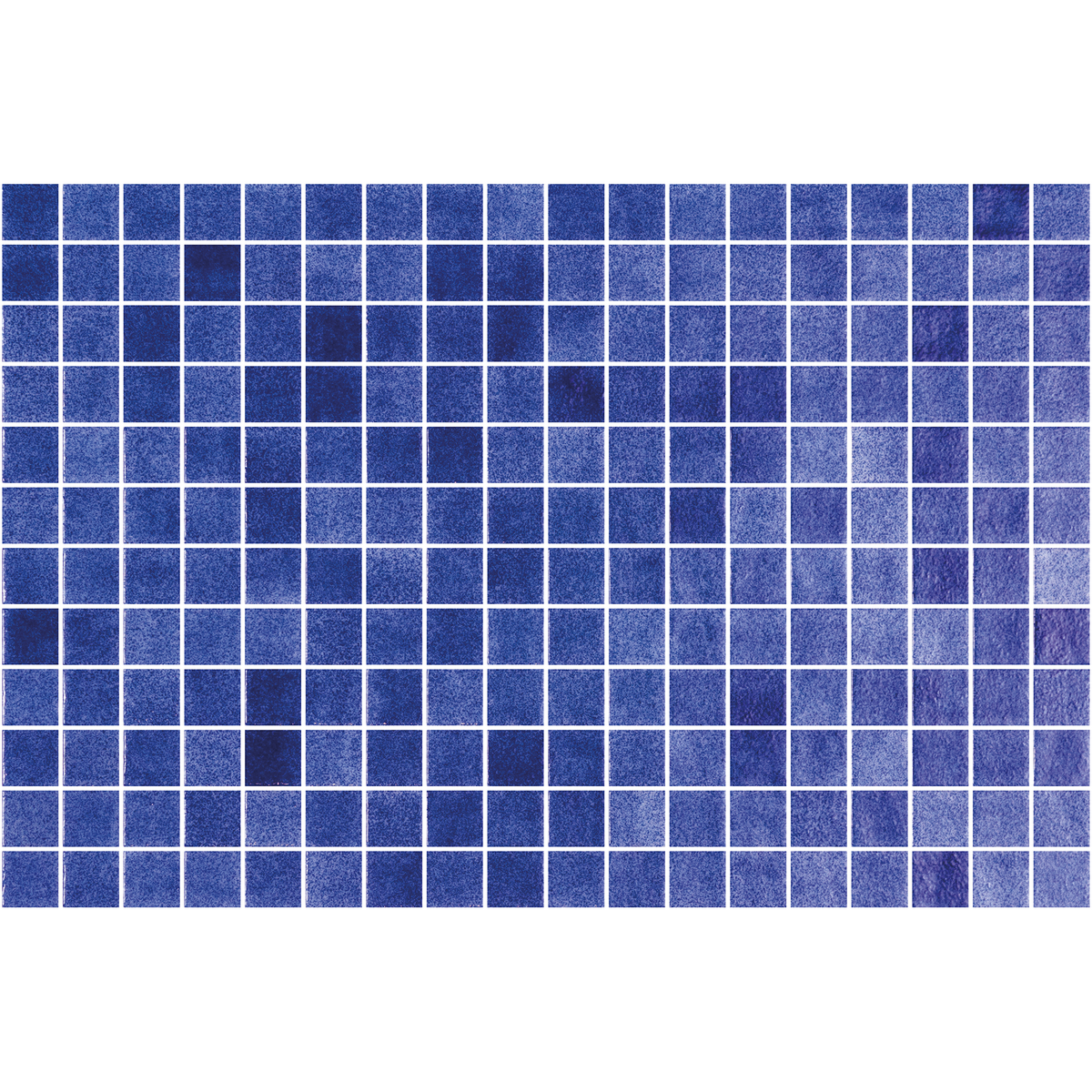 Nieve Azul Marino Glass Structured Gloss Mosaic