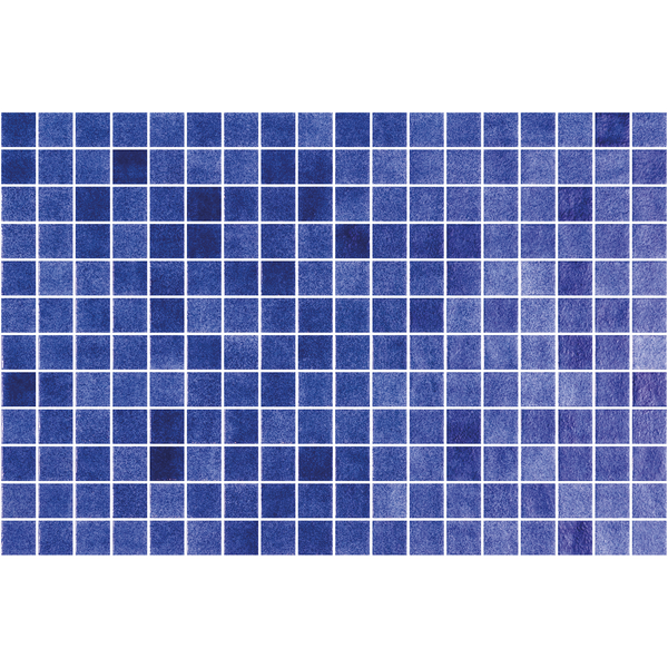 Nieve Azul Marino Glass Structured Gloss Mosaic