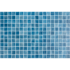 Nieve Azul Medio Glass Structured Gloss Mosaic