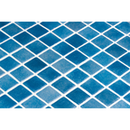 Azul Medio Glass Structured Gloss Mosaic
