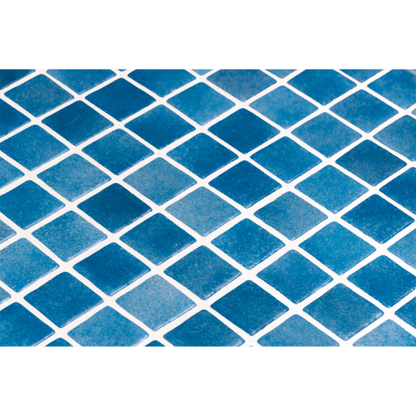 Azul Medio Glass Structured Gloss Mosaic