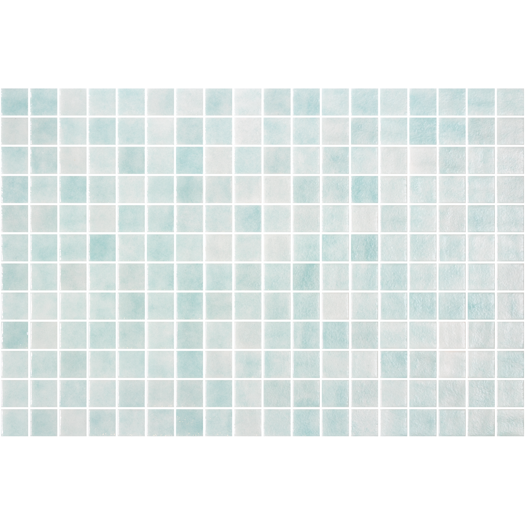 Nieve Light Verde Glass Structured Gloss Mosaic